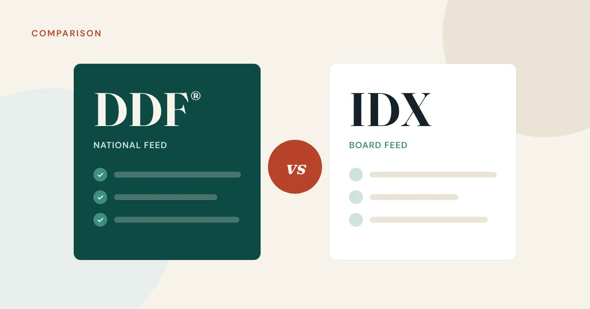 DDF® vs IDX: Which Listing Feed Should Your Canadian Real Estate Website Use?